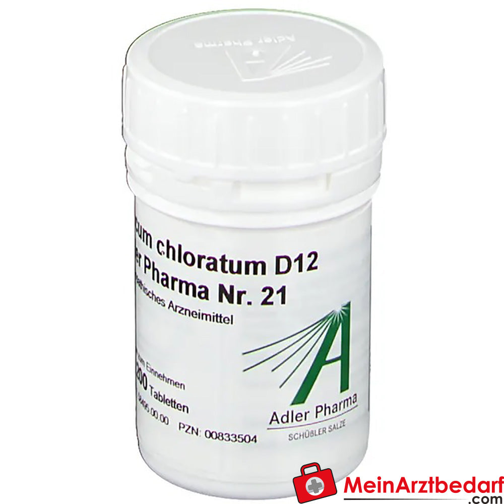 Adler Pharma Zincum chloratum D12 Biochemie nach Dr. Schüßler Nr. 21.