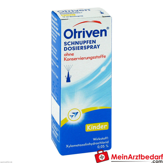 Otriven 0,05% Dosierspray ohne Konservierungsstoffe.
