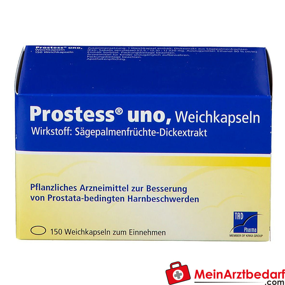 TAD Pharma Prostess uno Sägepalmenfrüchte-Dickextrakt Weichkapseln, 100 St.