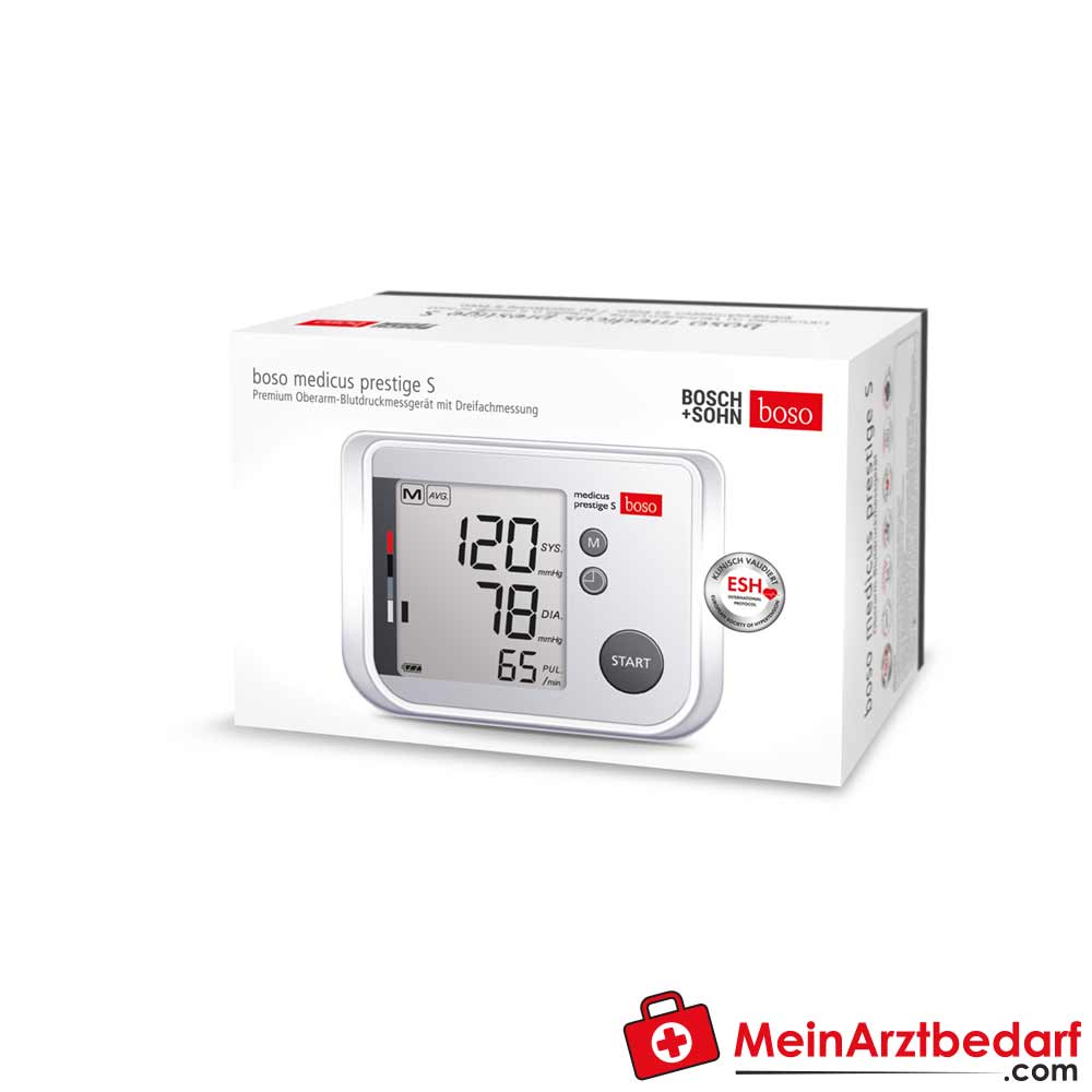 Boso medicus prestige S Blutdruckmessgerät mit Dreifachmessung.
