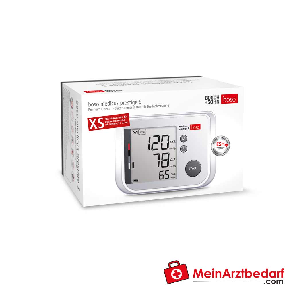Boso medicus prestige S Blutdruckmessgerät mit Dreifachmessung.
