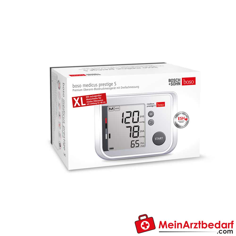 Boso medicus prestige S Blutdruckmessgerät mit Dreifachmessung.
