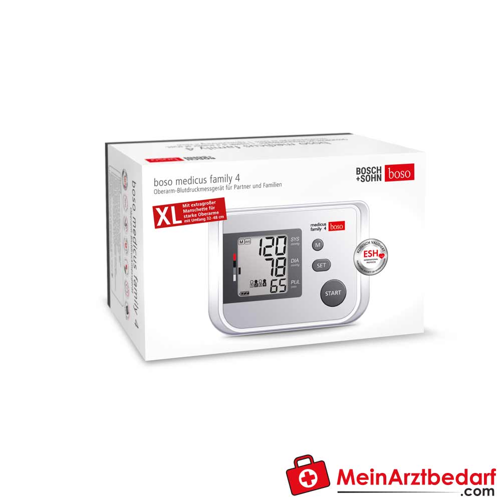 Boso medicus family 4 Partner- und Familien-Blutdruckmessgerät.