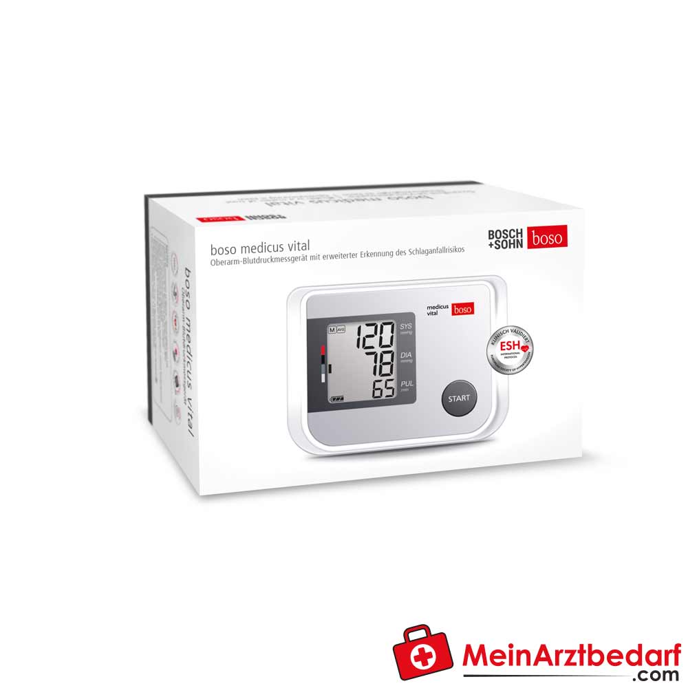 Boso medicus vital Einknopf-Oberarmblutdruckmessgerät.