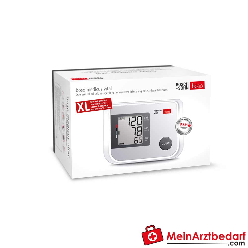 Boso medicus vital Einknopf-Oberarmblutdruckmessgerät.