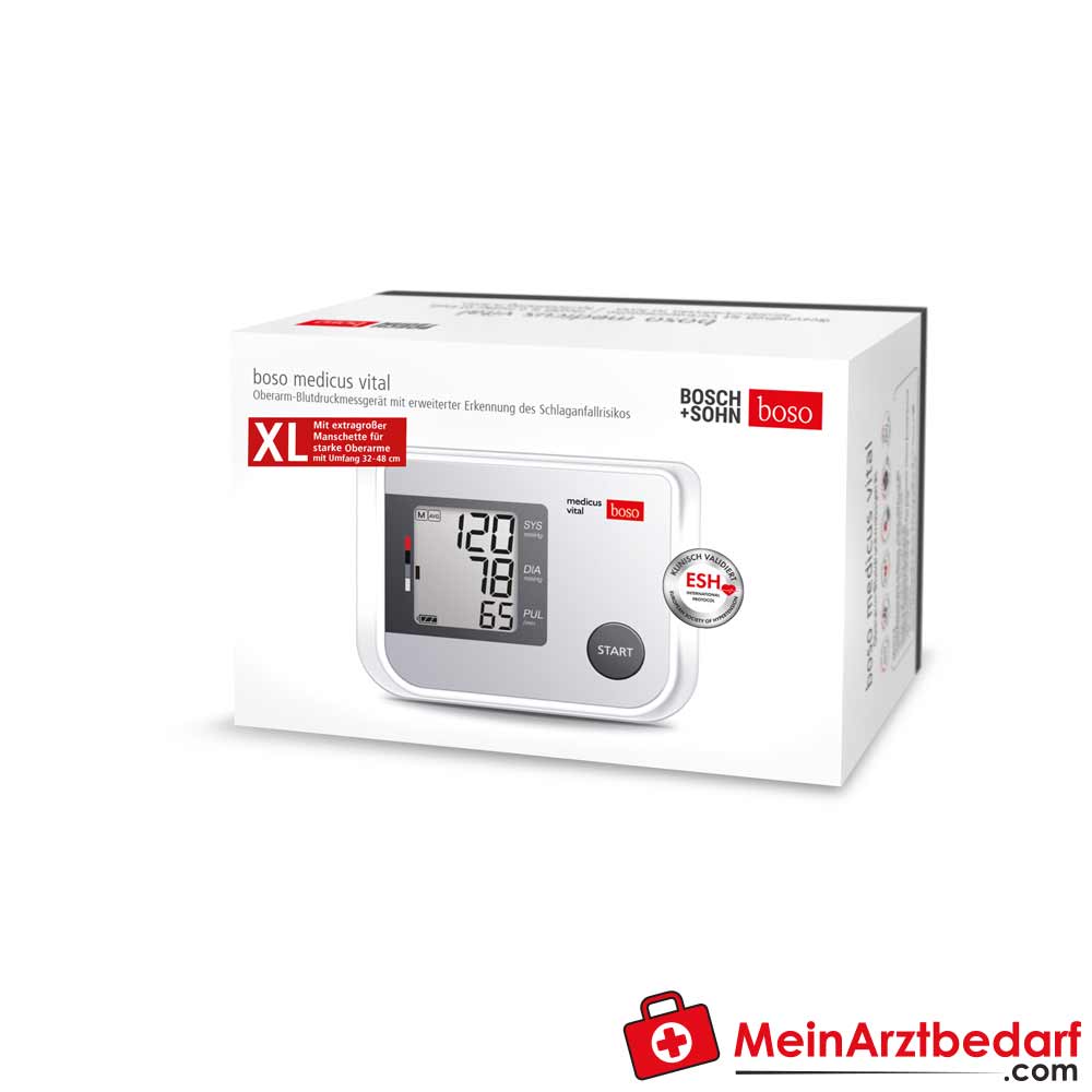 Boso medicus vital Einknopf-Oberarmblutdruckmessgerät.