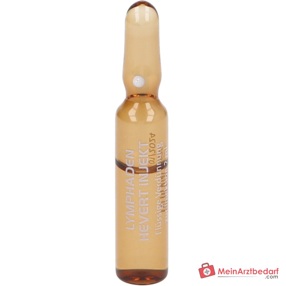 Ampollas Hevert Lymphaden Injekt, 100 uds.