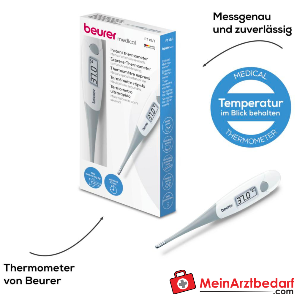 Beurer FT 15/1 Express-Thermometer.