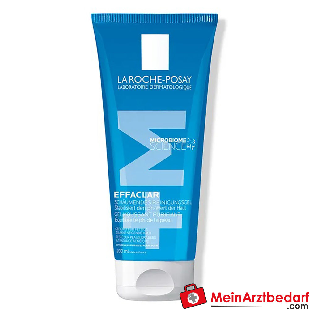 La Roche Posay EFFACLAR Schäumendes Reinigungsgel – für fettige und zu Akne neigender Haut, 200ml.