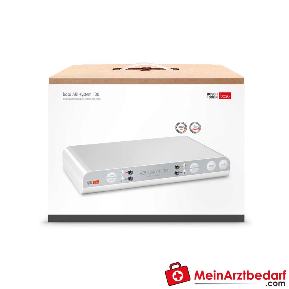 Boso ABI-system 100 für gefäßorientierte Erstuntersuchungen.