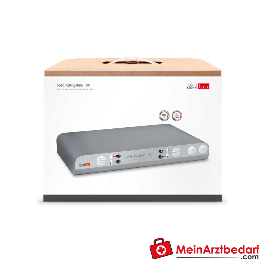 Boso ABI-system 100 für gefäßorientierte Erstuntersuchungen.