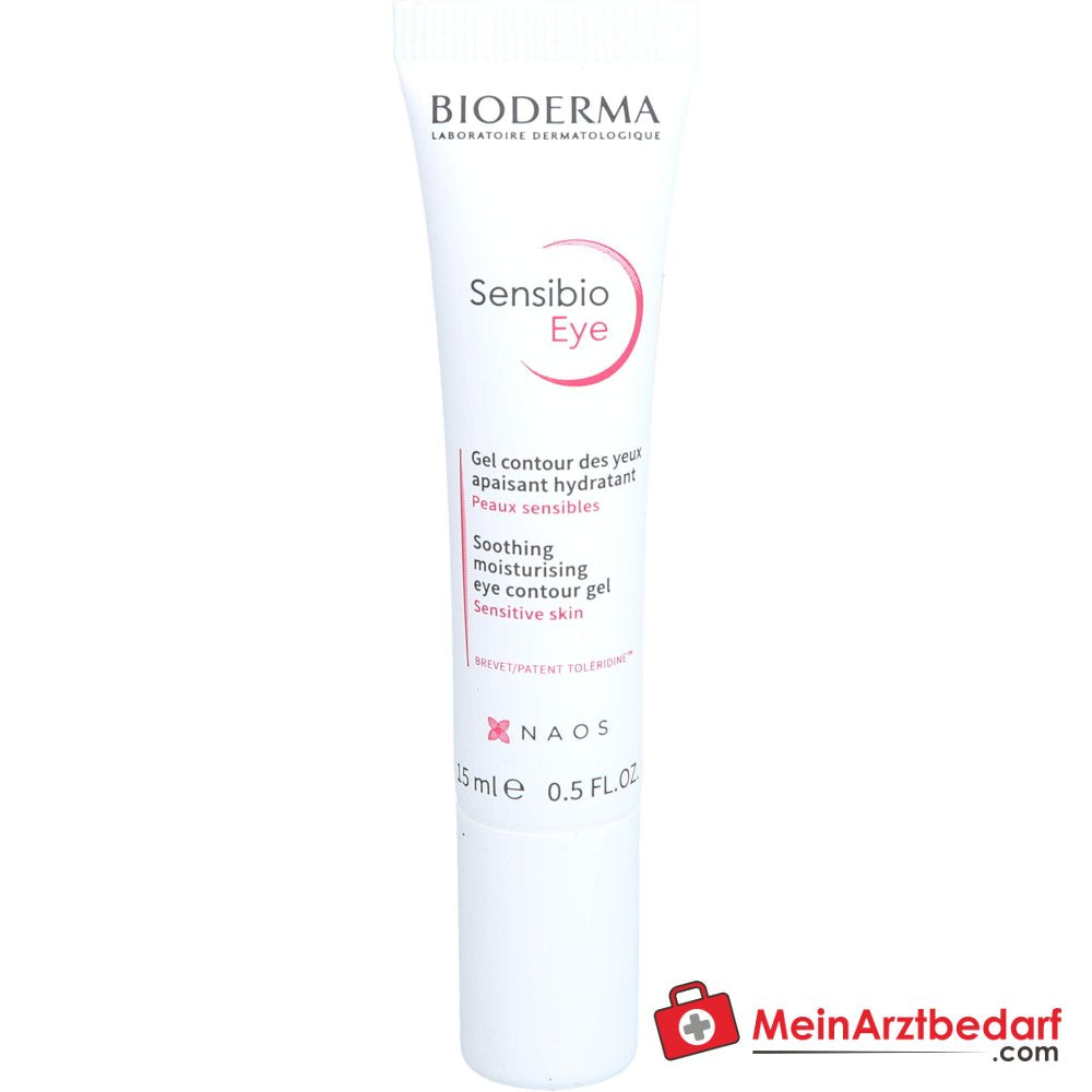 Bioderma Sensibio Eye Augenpflege Gel, 15 ml.
