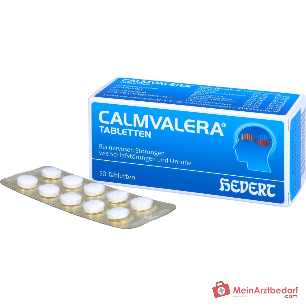Calmvalera tabletten Calm-9-Complex (9 werkzame bestanddelen) 50 tabletten
