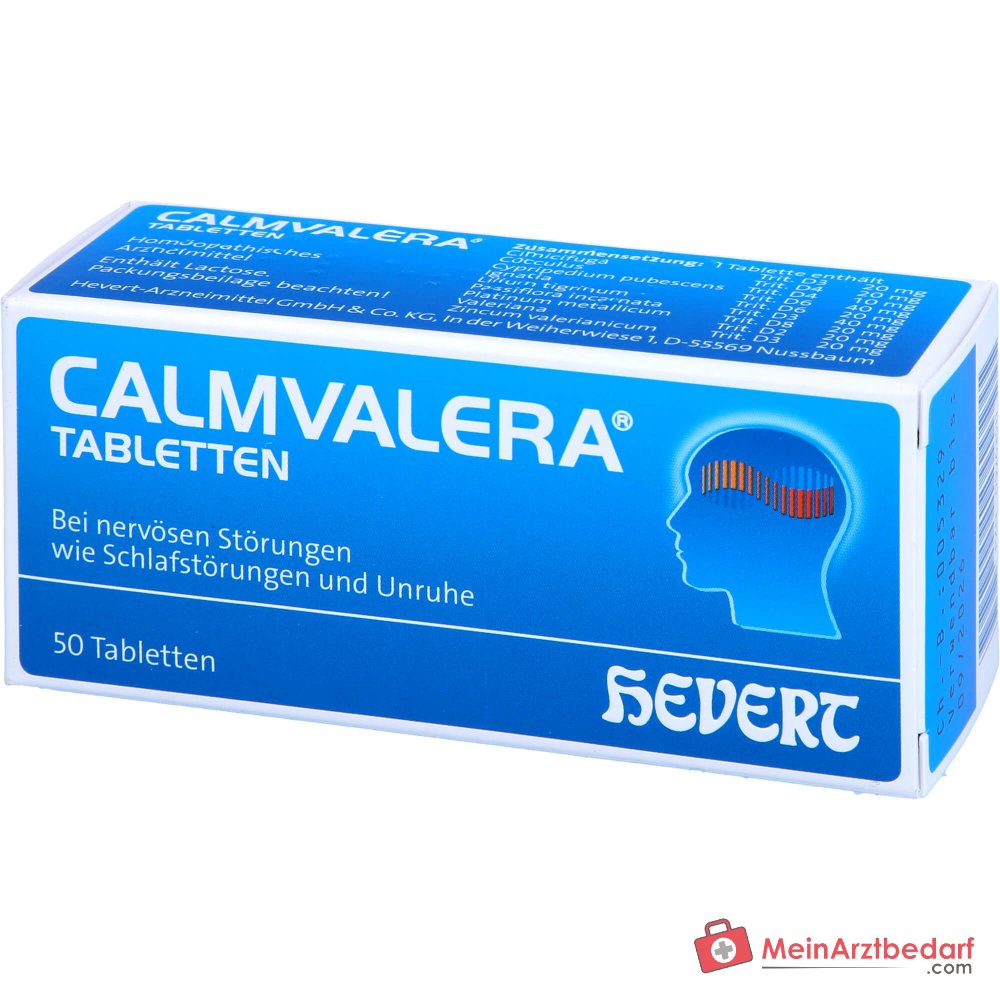 Calmvalera tabletten Calm-9-Complex (9 werkzame bestanddelen) 50 tabletten