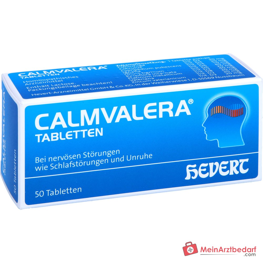 Calmvalera tabletten Calm-9-Complex (9 werkzame bestanddelen) 50 tabletten