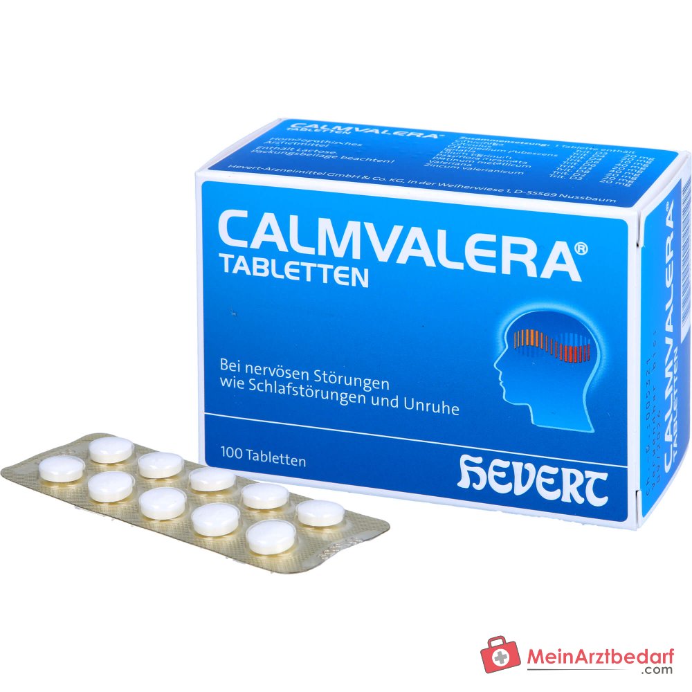 Calmvalera Calm-9-Complex Tabletten (9 actieve ingrediënten) 100 tabletten