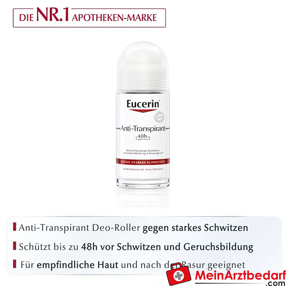 Eucerin® Anti-Transpirant 48h Roll-on, 50ml.