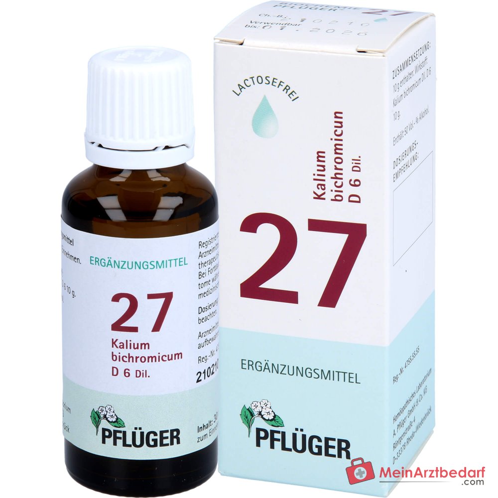 Biochemie Pflüger 27 Kaliumbichromicum D6 druppels 10 g