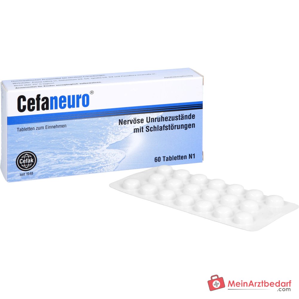 Cefaneuro comprimés (Gelsemium/Avena sativa/Strychnos/Passiflora) 30 mg, 20 comprimés