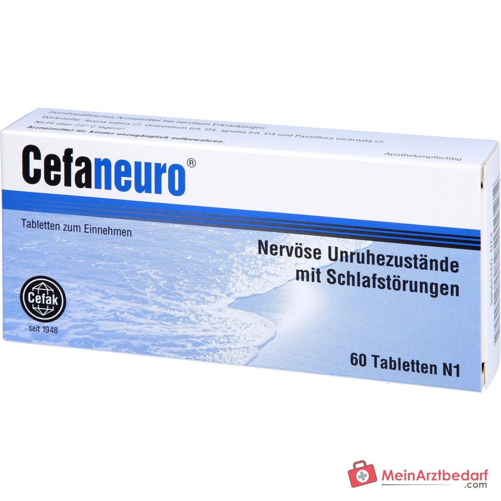 Cefaneuro comprimés (Gelsemium/Avena sativa/Strychnos/Passiflora) 30 mg, 20 comprimés