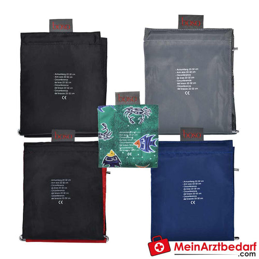 Boso Klettenmanschetten für mechanische Blutdruckmessgeräte.