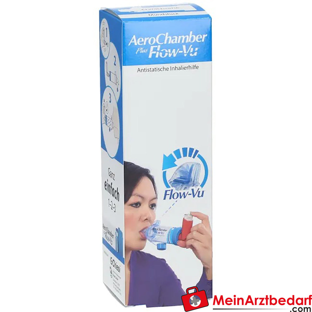 AeroChamber mit Mundstück für Erwachsene und Kinder (ab 5 J.), 1 St..