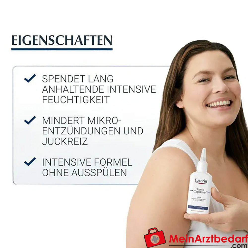 Eucerin® DermoCapillaire Urea Kopfhautberuhigendes Intensiv-Tonikum bei trockene und juckende Kopfhaut, 100ml.