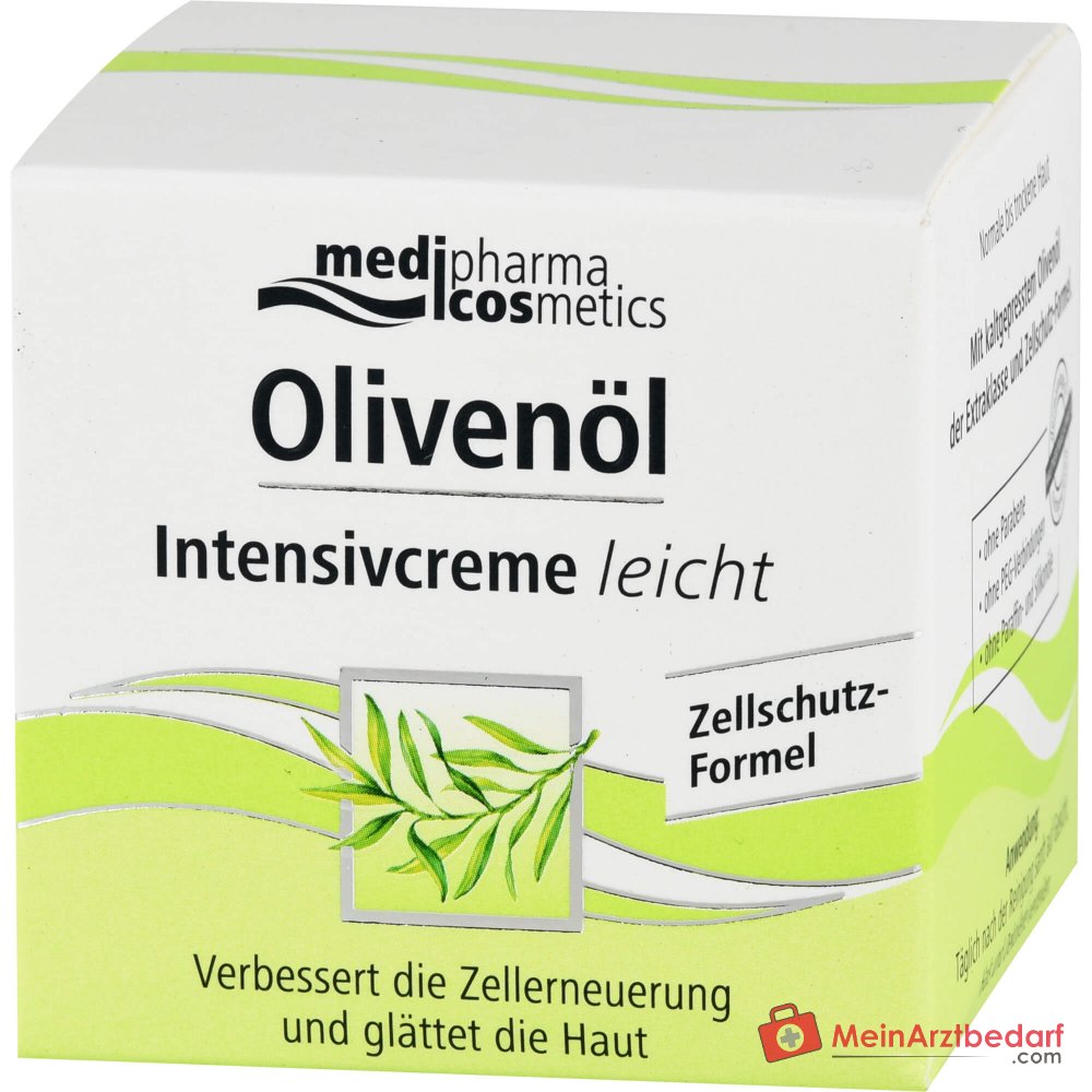 medipharma cosmetics Crema Intensiva de Aceite de Oliva ligera, 50 ml