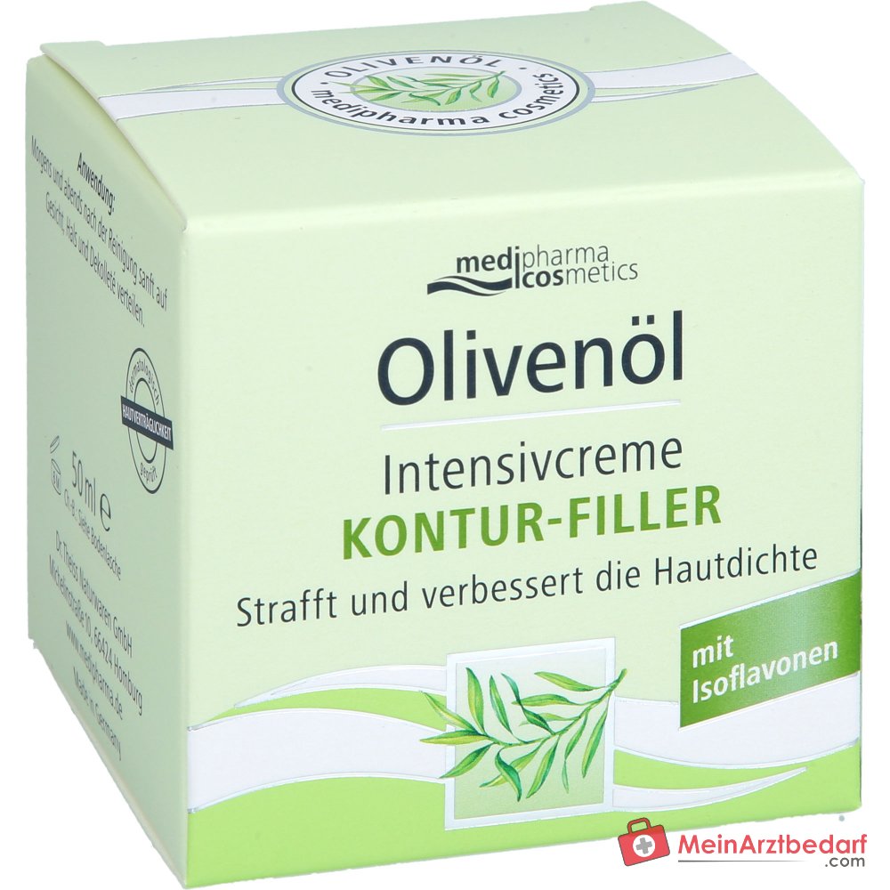 medipharma cosmetics Crema Intensiva all'Olio d'Oliva esclusivo Contour Filler, 50 ml