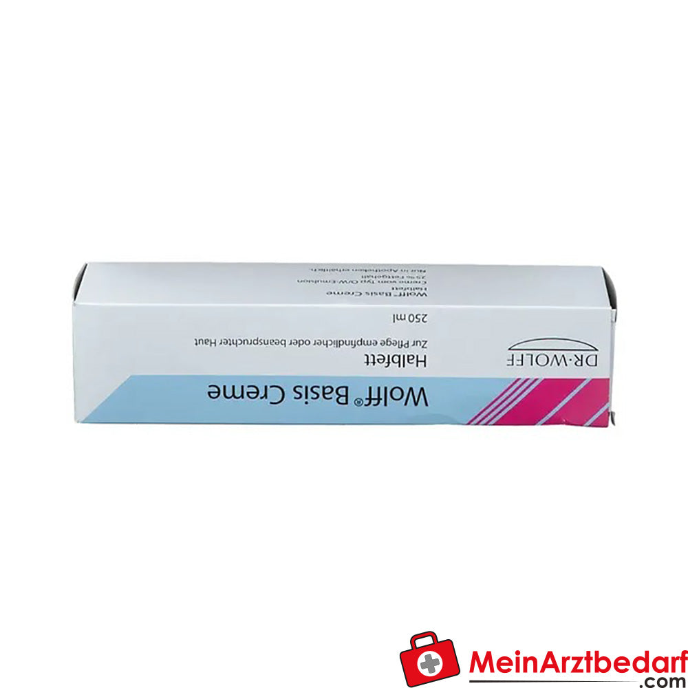 Wolff Basis Creme Halbfett, 250ml.