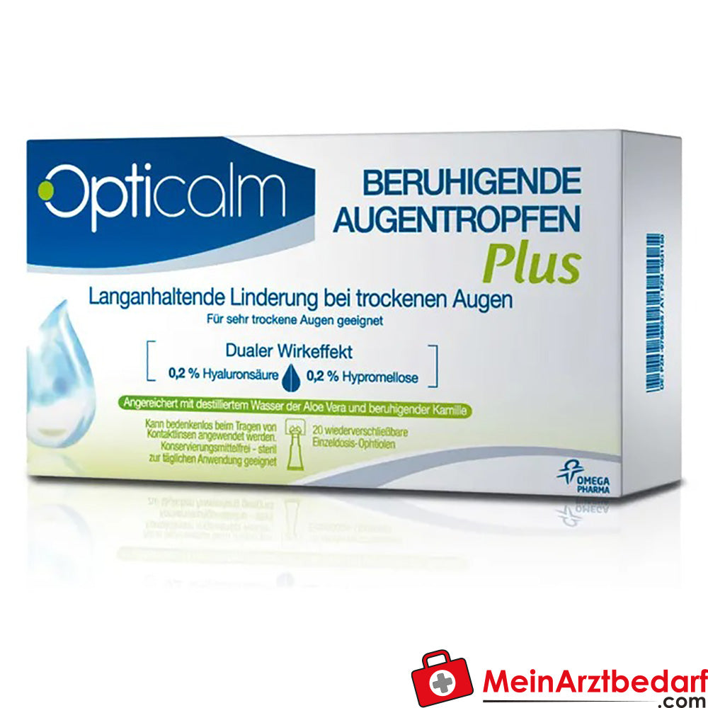 Opticalm beruhigende Augentropfen Plus, 10ml.