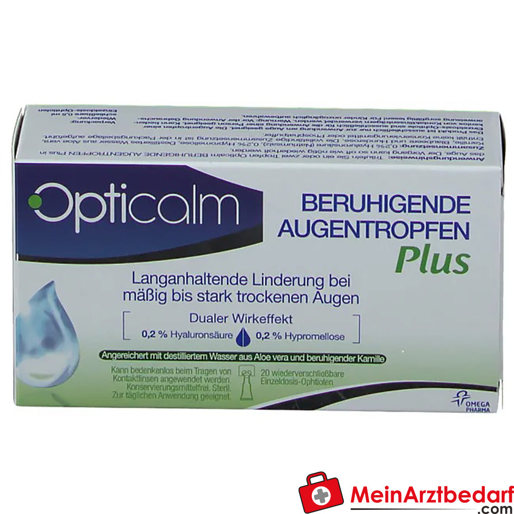 Opticalm beruhigende Augentropfen Plus, 10ml.