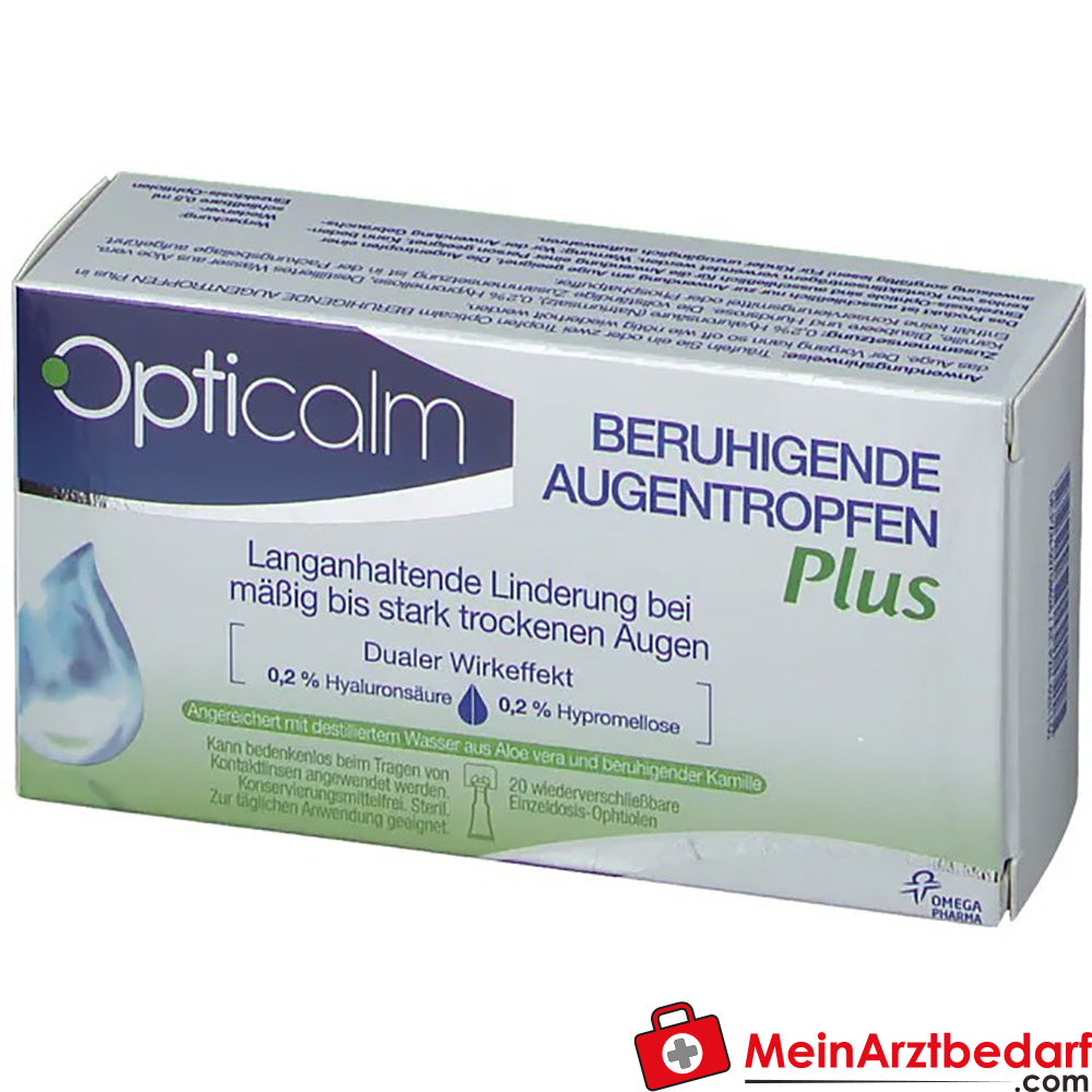 Opticalm beruhigende Augentropfen Plus, 10ml.