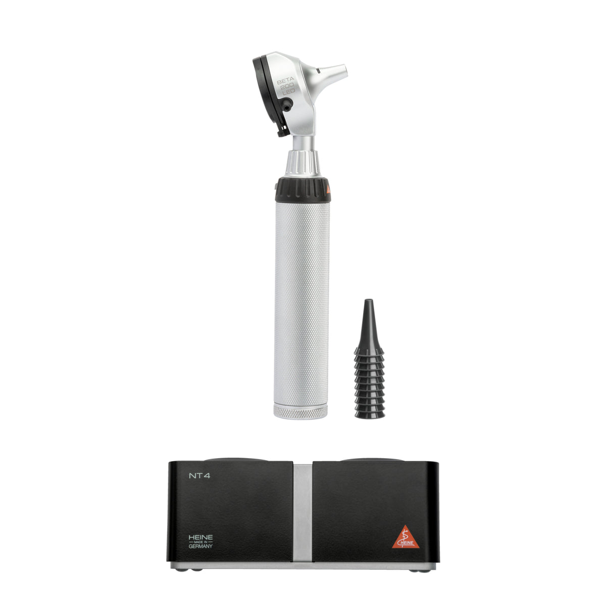HEINE BETA 200 LED F.O. Otoskop NT4 Ladegriff