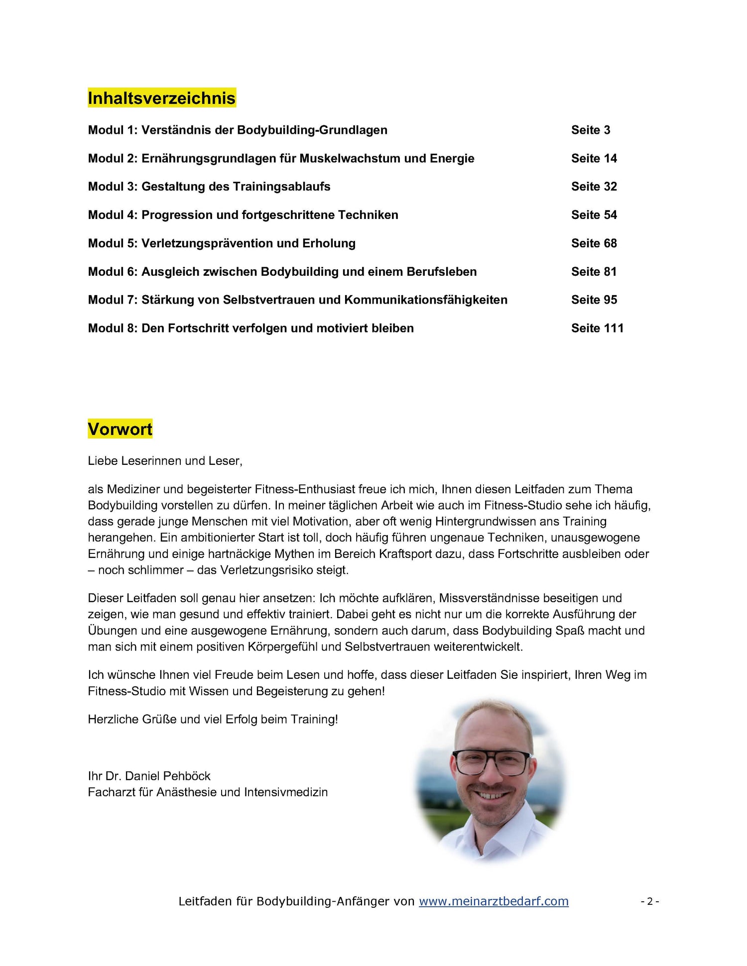 Bodybuilding Beginners Guide - Muskelaufbau - eBook von Dr. Daniel Pehböck,124 Seiten.