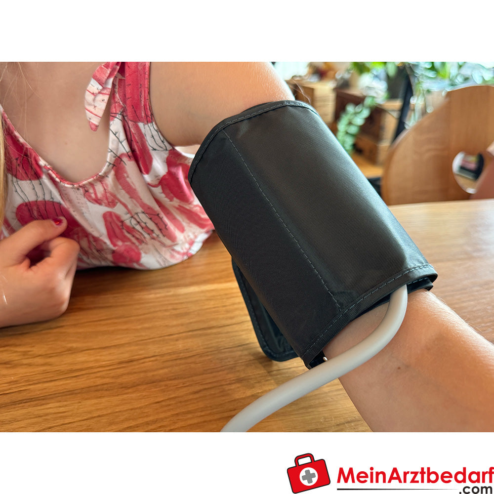 Boso medicus exclusive Blutdruckmessgerät mit zuschaltbarer Sprachausgabe.