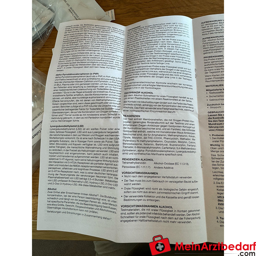 Cleartest 6-fach Drogen-Speicheltest.