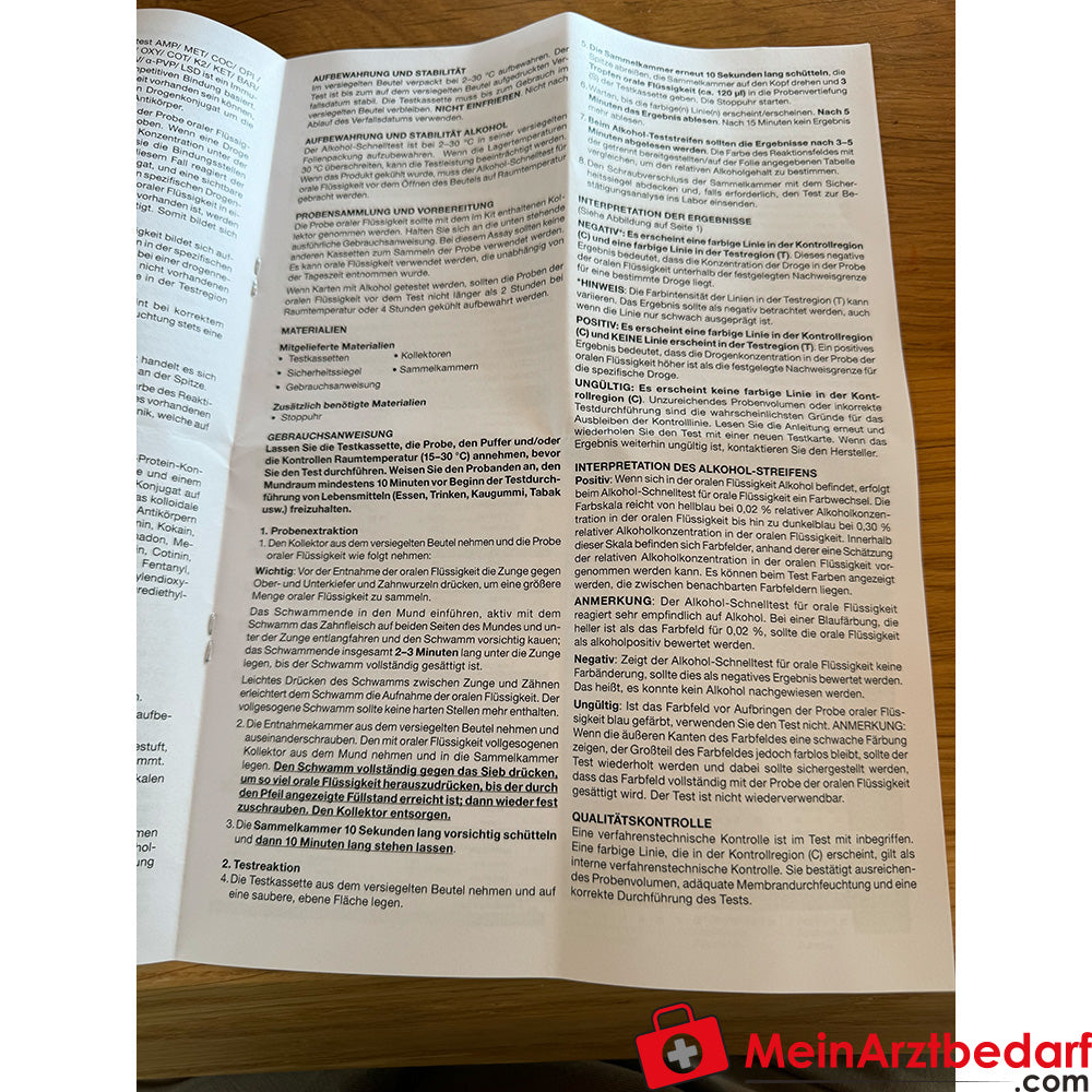 Cleartest 6-fach Drogen-Speicheltest.