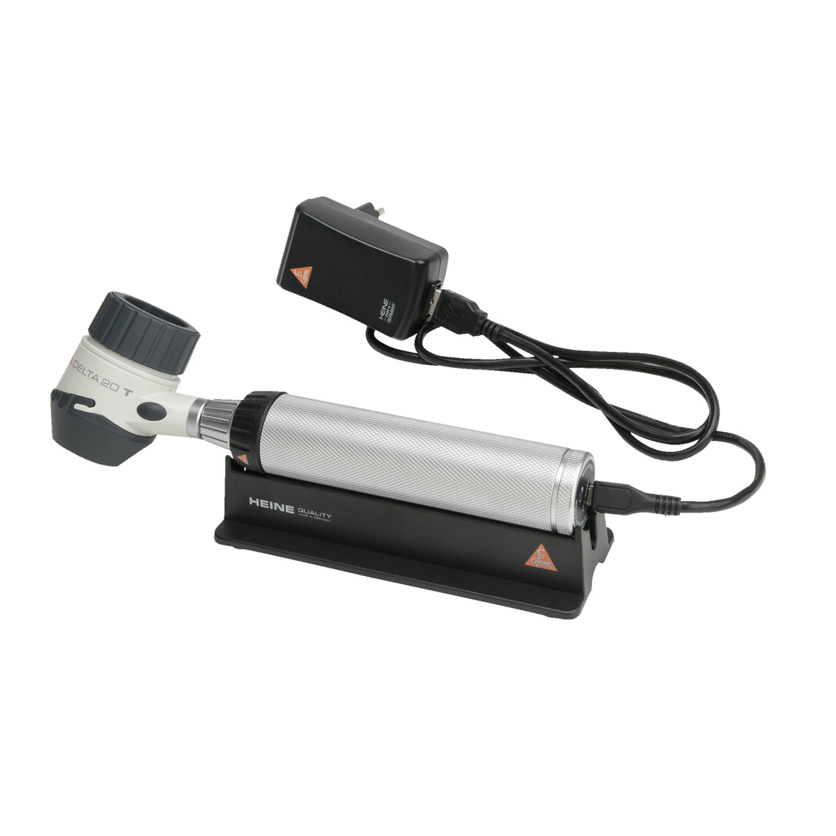 Kit dermatoscope HEINE DELTA 20T BETA4 Poignée rechargeable USB LEDHQ Grossissement 10-16× Toggle