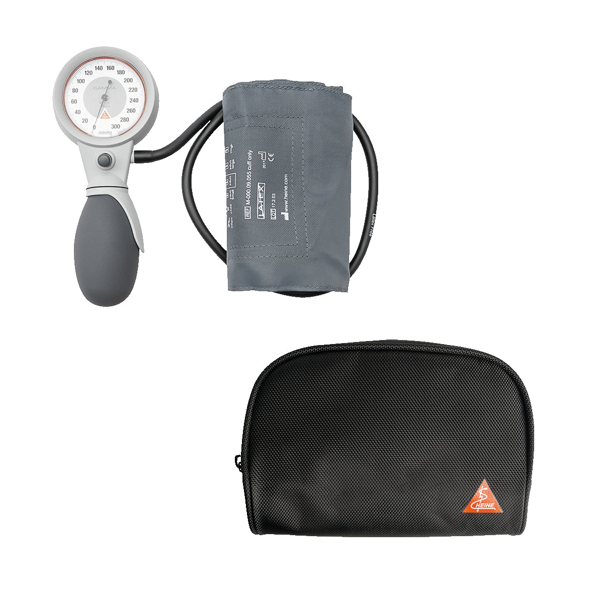HEINE GAMMA GP tensiomètre anéroïde manomètre 56 mm, brassard 1 tube adulte, sans latex