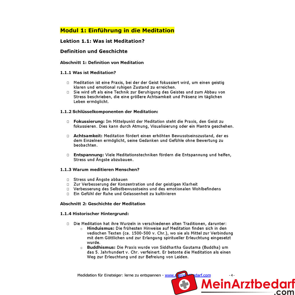 Meditation für Einsteiger - lerne zu entspannen - eBook von Dr. Daniel Pehböck, 82 Seiten.