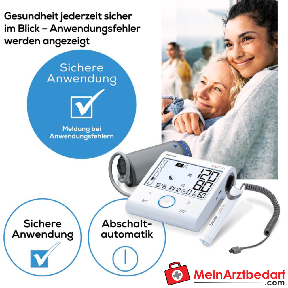 Beurer BM 96 Bovenarm bloeddrukmeter met ECG
