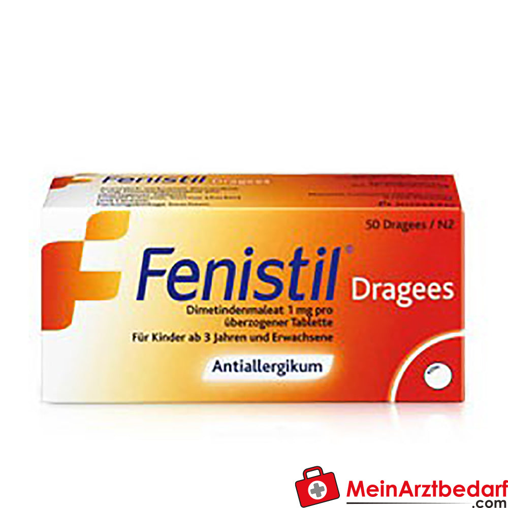 Fenistil 1 mg Dragees 30 St. Antihistaminikum bei Allergien, ab 3 Jahren.