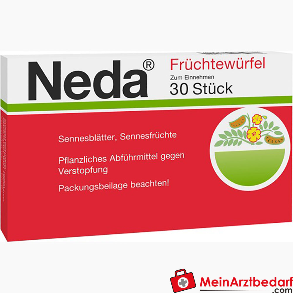GSK-Gebro Neda Früchtewürfel pflanzliches Abführmittel gegen Verstopfung 15 Stück.