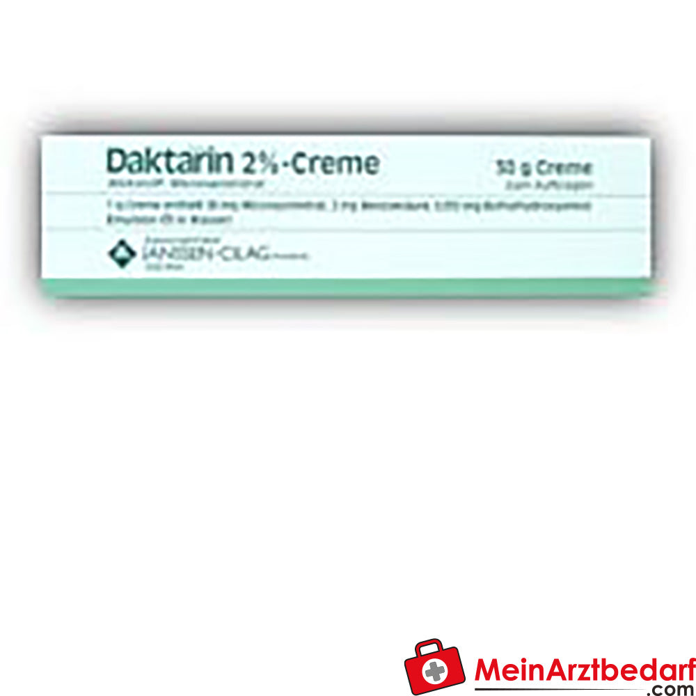 Daktarin Johnson & Johnson Creme 2% Miconazolnitrat 30 g Antimykotikum.