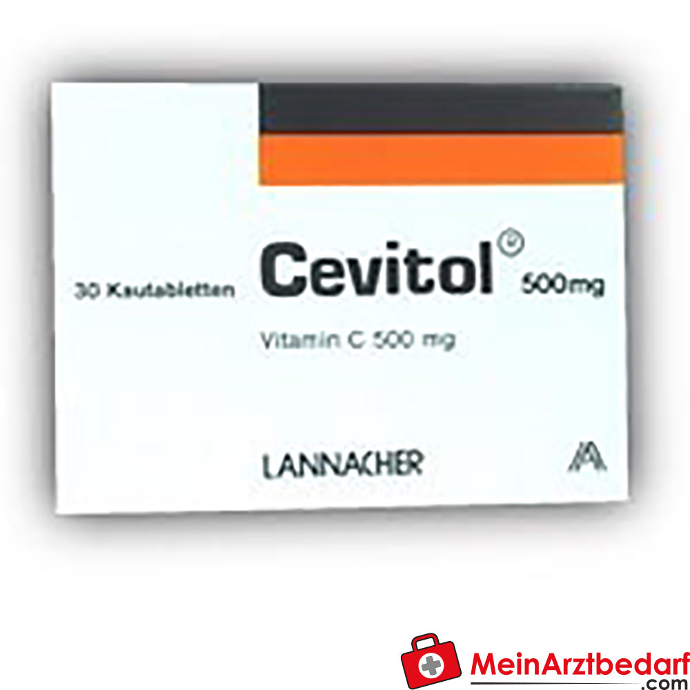 GLP02 Cevitol Vitamin C Kautabletten 500 mg 30 Stück.