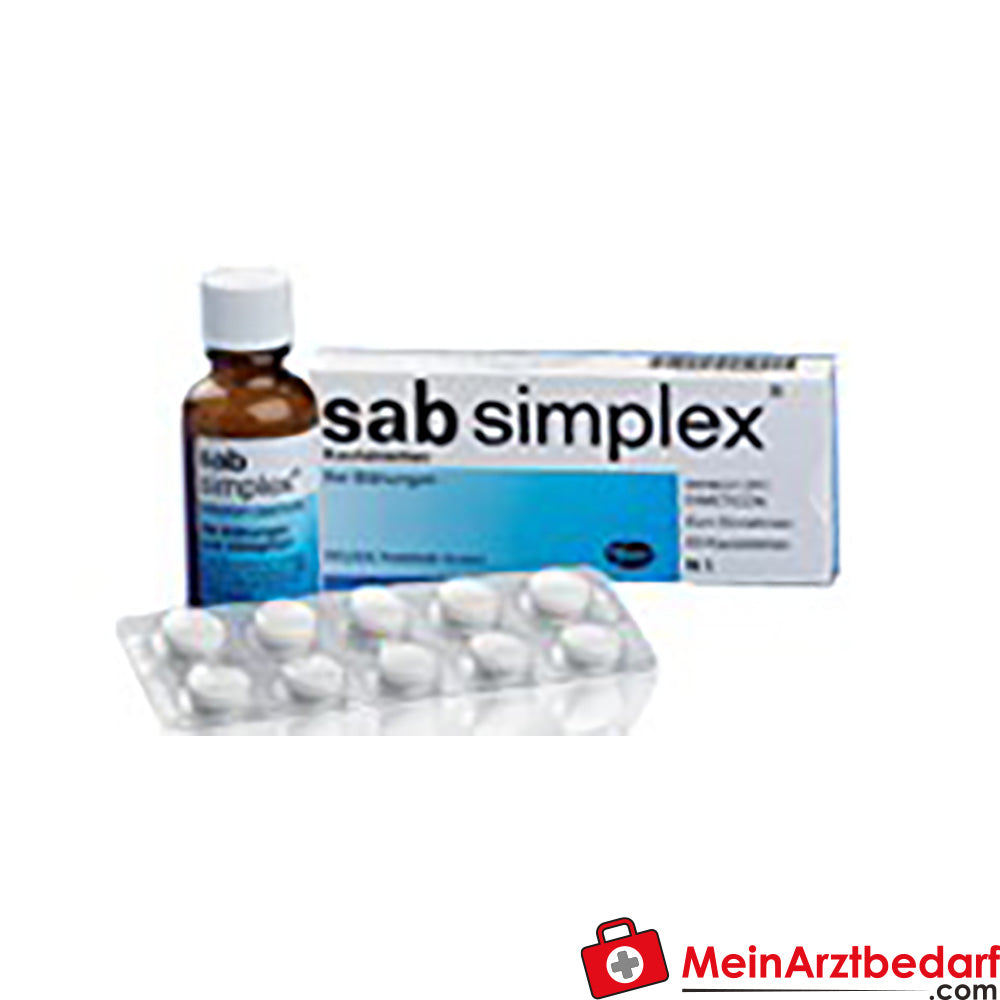 Sab Simplex Tropfen 30 ml Simeticon bei Blähungen und Völlegefühl.