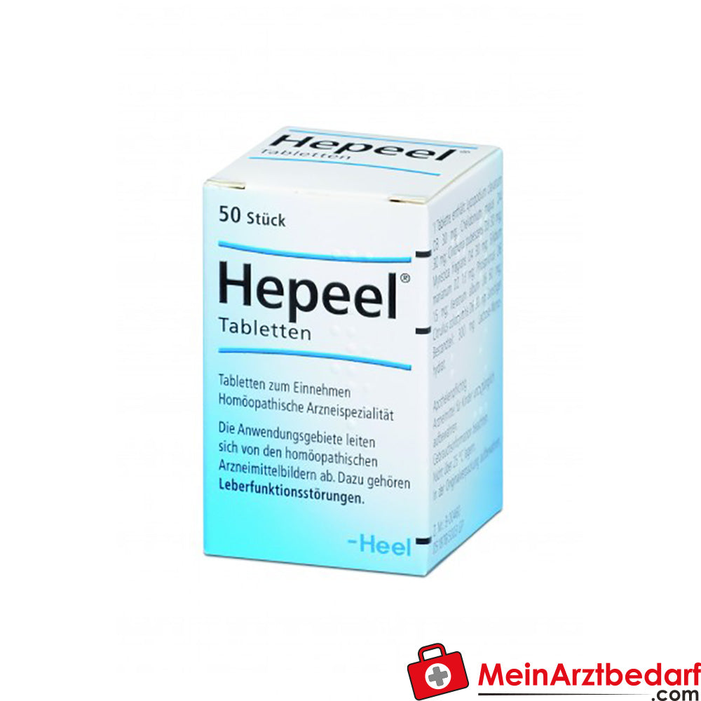 Hepeel Tabletten 50 St. – Homöopathisches Arzneimittel bei Leberfunktionsstörungen.