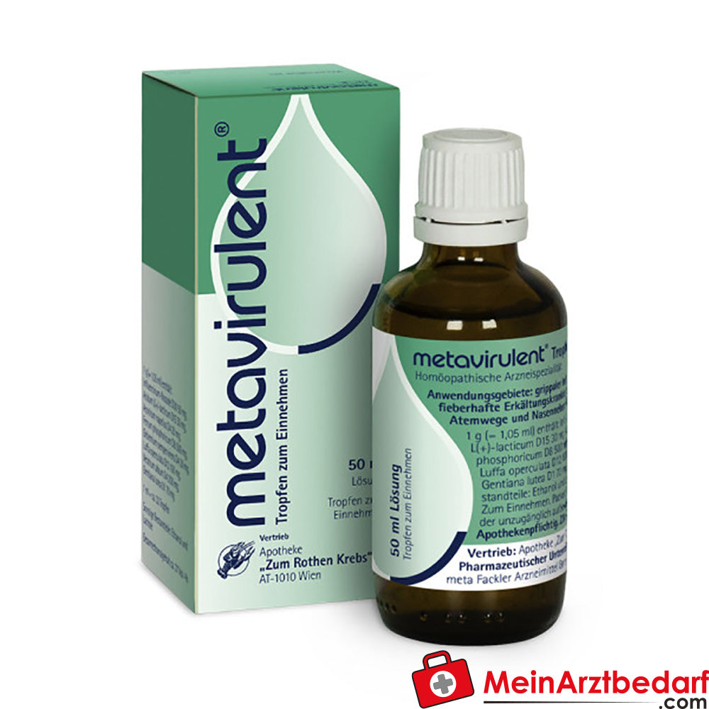 metavirulent® Tropfen 100 ml homöopathisch bei grippalem Infekt.