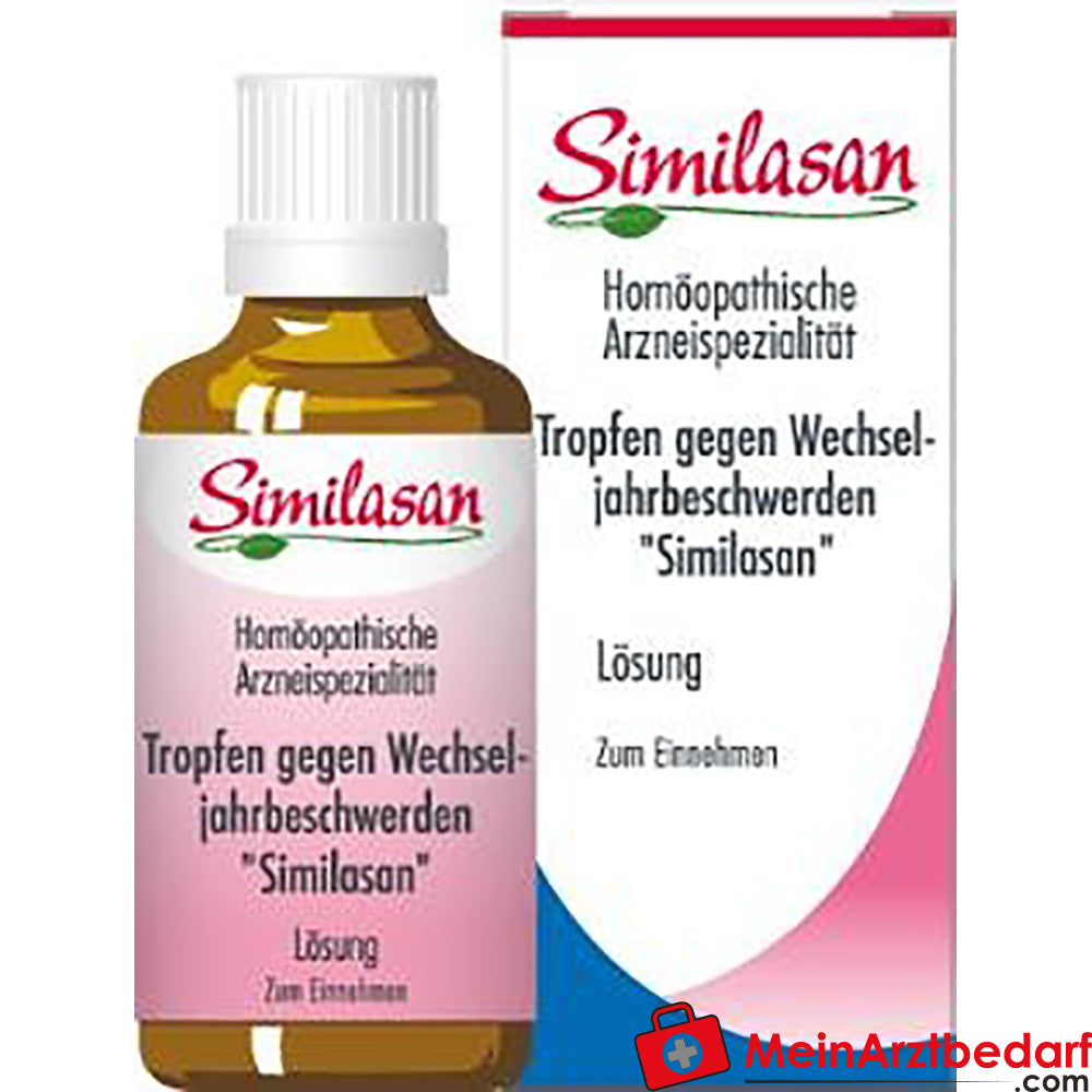 Similasan Wechseljahr-Tropfen 50 ml, homöopathische Arzneispezialität gegen Hitzewallungen und Stimmungsschwankungen.